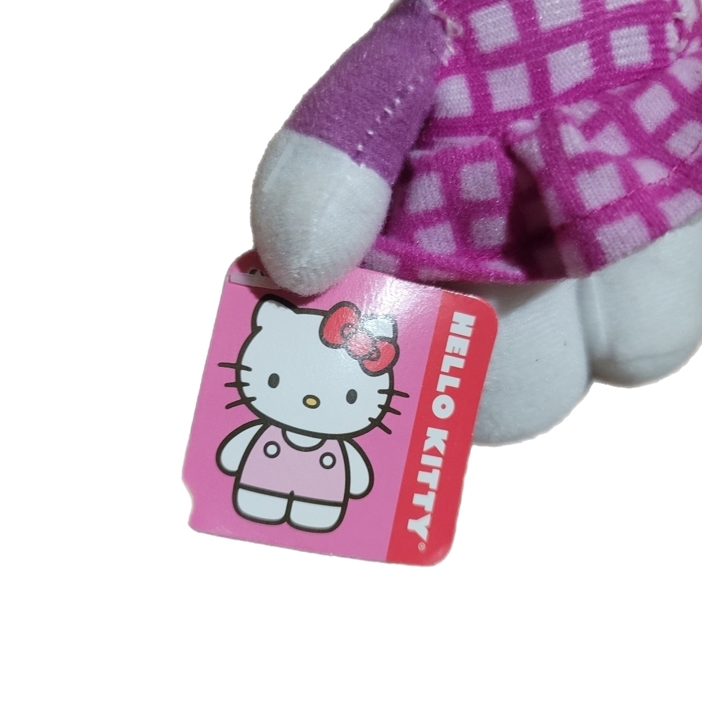Sanrio Hello Kitty Plush 7" Stuffed Animal Pink Purple - Picture 5 of 6